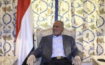 علي عبدالله صالح خلال إجتماعه مع جون برينان الأحد في الرياض